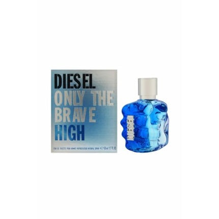 Diesel Only The Brave High Eau de Toilette Spray, 50ml, Albastru, Design Pumn