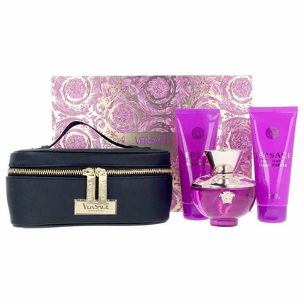 Set Cadou Parfum Versace Pour Femme Dylan Purple, 100ml + Cosmetice Negru