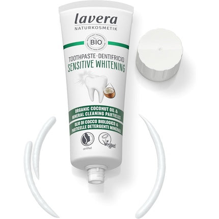 Pastă de dinți Lavera Sensitive Whitening 70 g