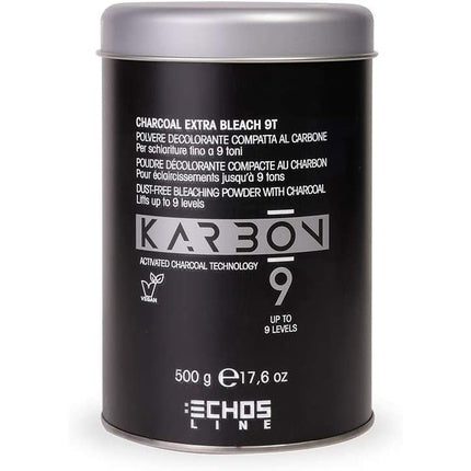 Pudră de decolorat Echosline Karbon 9 Charcoal Extra Bleach 500 g
