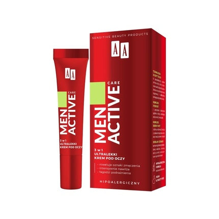 Cremă ochi 3in1, AA Men, Ultralight 15ml