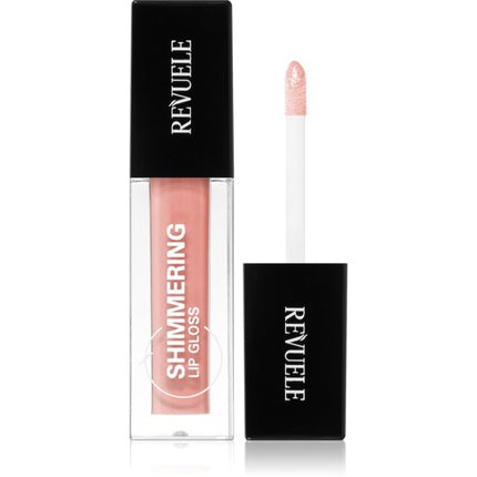 Gloss de buze Revuele Shimmering Lip Gloss Color 17, 6 ml, Culoare roz pal