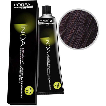 Vopsea de păr, L'Oréal Professionnel, Color Inoa, 5.26 Brun deschis, 60ml