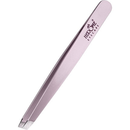 Tijă Herome Precision Tweezers, Roz, Oțel inoxidabil, Vârf plat