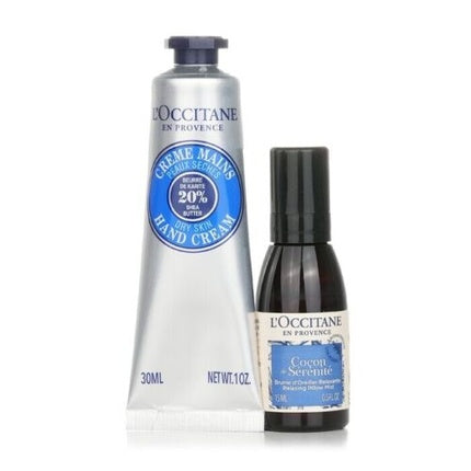 Set îngrijire față L'Occitane Karite Cracker, 2 piese, albastru