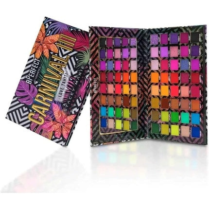 Paletă farduri ochi bPerfect Cosmetics, Carnival III Love Tahiti, 96 culori, design tropical
