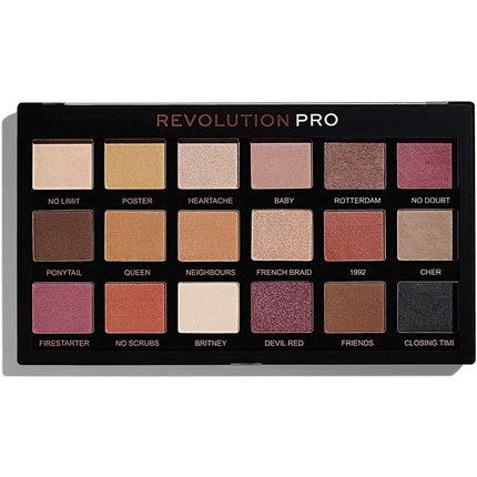 Paletă farduri ochi, Revolution Beauty, Regeneration, 18 nuante