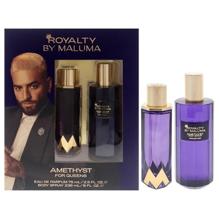 Set Cadou Parfum Amethyst for Women, 2.5oz EDP și 8oz Body Spray