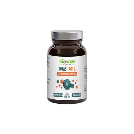 Biowen Kalium Forte, Citrat de Potasiu 1100mg, 100 Capsule