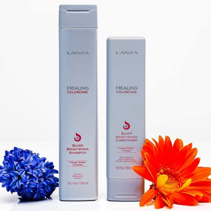 Șampon L'Anza Healing ColorCare Silver Brightening, 1000 ml, argintiu