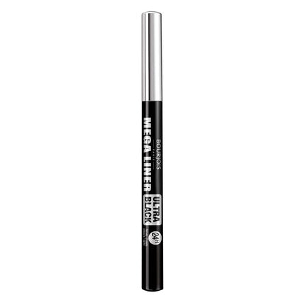 Bourjois Mega Liner Ultra Black, Marker stilou, negru