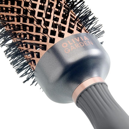 Perie rotundă, Olivia Garden, Expert Blowout, gri