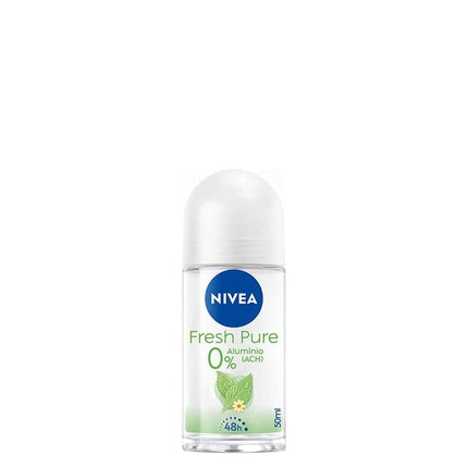 Nivea Pure & Natural Rollon, Deodorant Anti-transpirant, Alb, 50ml