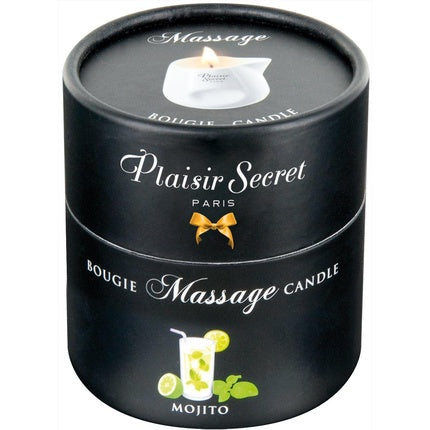 Lumanare masaj, Plaisirs Secrets, Mojito, 190g
