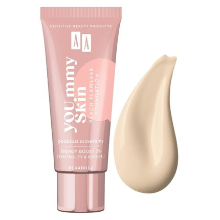 Fond de ten Aa YOU.mmy Skin Peach, Primer mineral, 30ml