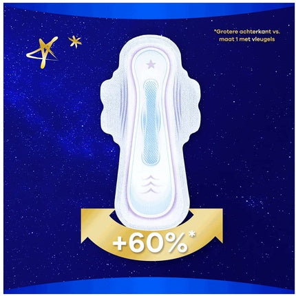Always Ultra Secure Night, Sanitary Pad with Wings, 4 Pack