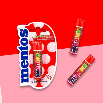 Balsam de buze, Mentos, căpșuni, roșu