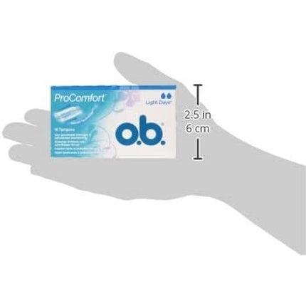 Tampon O.B ProComfort, Light Days, 16 bucati