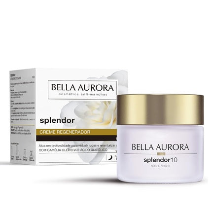 Cremă de noapte regenerantă Bella Aurora Splendor10 Anti-Aging Treatment 50+, 50 ml