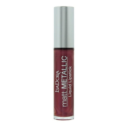 Ruj lichid Isadora Matt Metallic Burgundy Bite 7ml