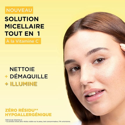 Apă Micelară Garnier All-in-1 cu Vitamina C pentru Pielea Palidă, 400 ml