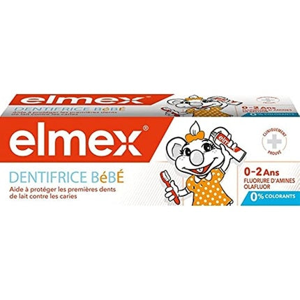 Pastă de dinți pentru copii, Elmex, 0-2 ani, 50ml