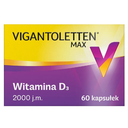Vigantoletten Max Vitamina D3, 2000 IU, 60 Capsule