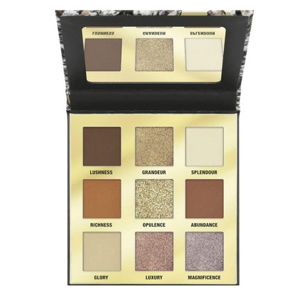 Paletă ochi Catrice Jewel Overload C01 Golden Opulence, 9 nuanțe maro, glitter, mat, metalic