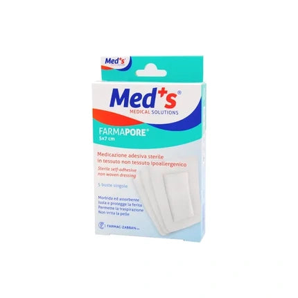 Bandaj adeziv steril hipoalergenic Med's Farmapore 5cm x 7cm