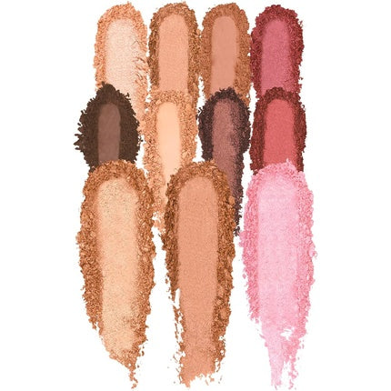 Paletă Barry M Diamond Luxe Eye and Highlighter, 11 culori, roz auriu