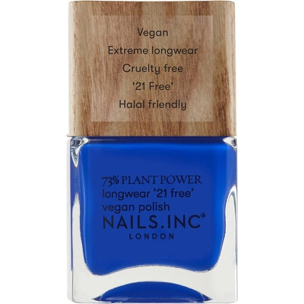 Lac de unghii Nails Inc. Inner Peace of Me, Cobalt Blue, 14 ml