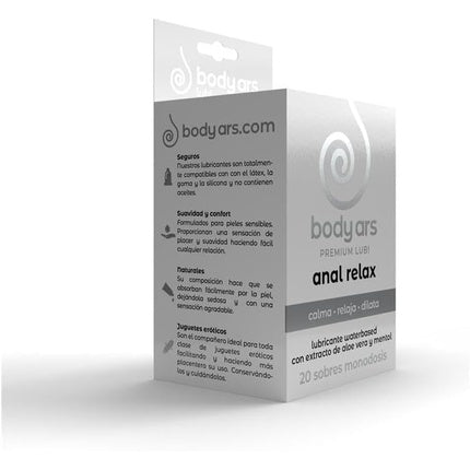 Ulei de masaj, Body Ars, gel anal, pe bază de apă, 4ml