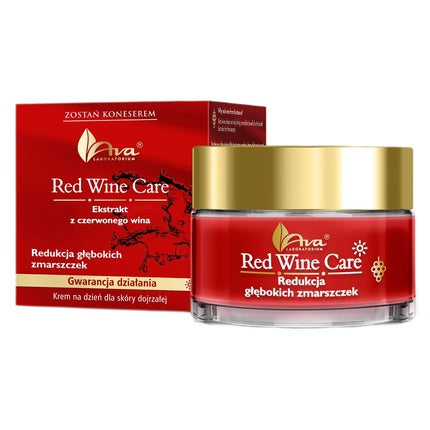 Cremă de zi Red Wine Care, ARVA, 50ml, Roșu, Capac Auriu
