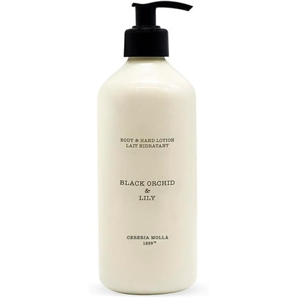 Crema maini si corp, Cereria Molla, Black Orchid & Lily, 500ml