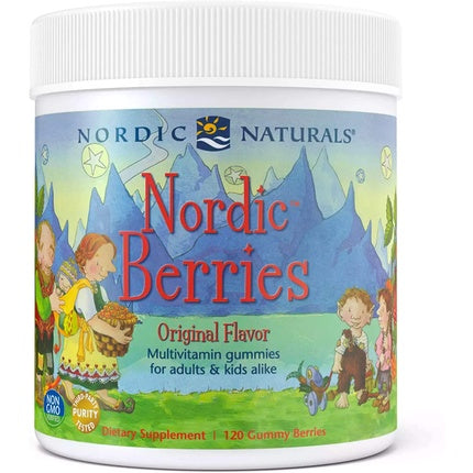 Multivitamină Nordic Naturals Nordic Berries, Gummy Berries, 120 buc