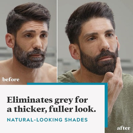 Vopsea păr, Just For Men, Moustache & Beard, castaniu deschis