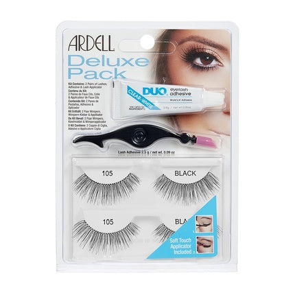 Gene false Ardell Demi Wispies, negru, aplicator inclus