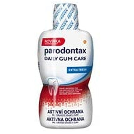 Rinso Orală Parodontax Daily Gum Care Extra Fresh, 202ml, Alb-Roșu