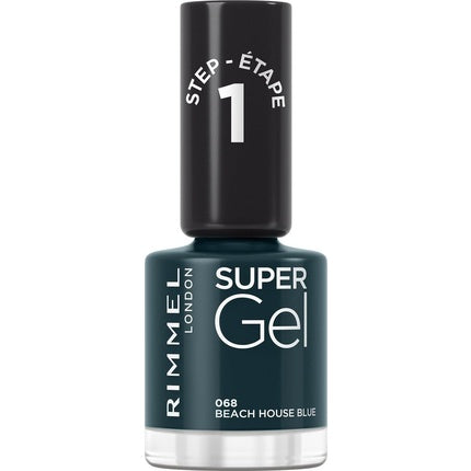 Lac de unghii, Rimmel, Super Gel 068, albastru