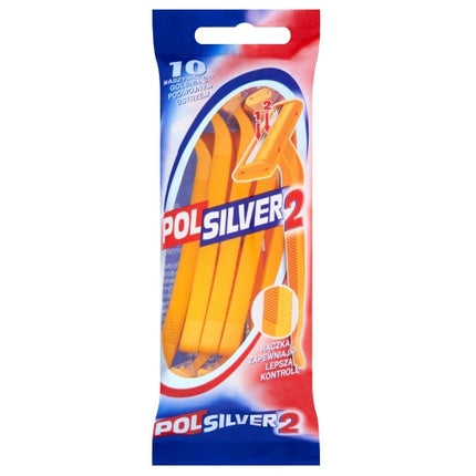 Polsilver Platinum Doubleedge Razor Blades Pack Of 10