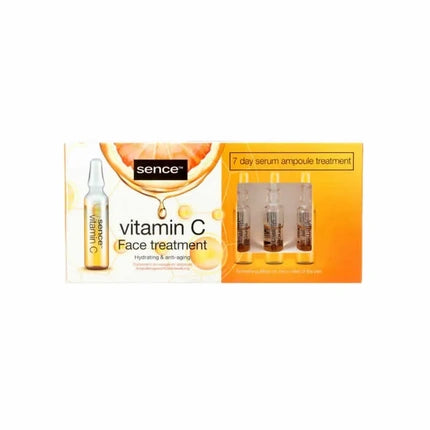 Serum cu Vitamina C Sence Beauty, tratament facial 7 zile, doză unică