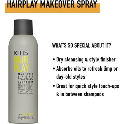 KMS HairPlay Makeover Spray 250ml