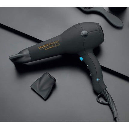 Uscător de păr Diva Pro Styling Veloce 3800 Pro, Negru, 2200W