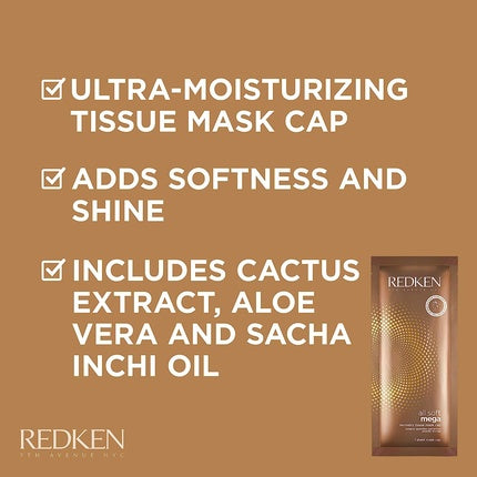 Masca par, Redken, All Soft Mega, maro