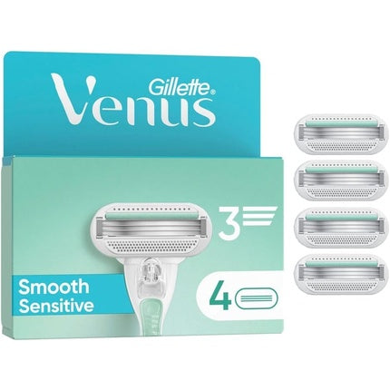 Lame de ras Gillette Venus Smooth Sensitive, 3 lame, protecție pielii