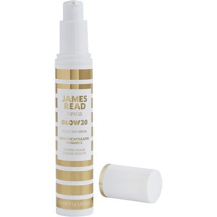 Serum autobronzant, James Read, Glow20, 50ml, alb auriu