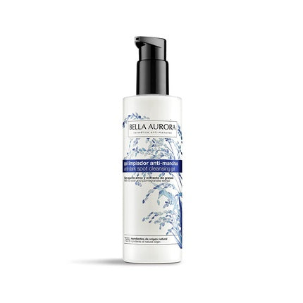 Gel de curățare facială Bella Aurora, anti-pigmentare, 200ml, migdală