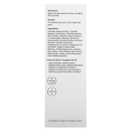 Serum Cosrx Pure Fit Cica, 30ml
