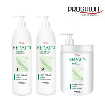 Balsam Prosalon Keratin, 380g, pentru par uscat