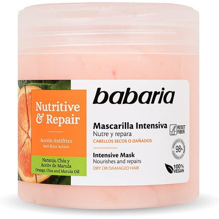 Masca de par, Babaria, Intensive Nutritive & Repair, 400ml